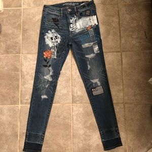 Super Stretch Hi-Rise Jegging from American Eagle